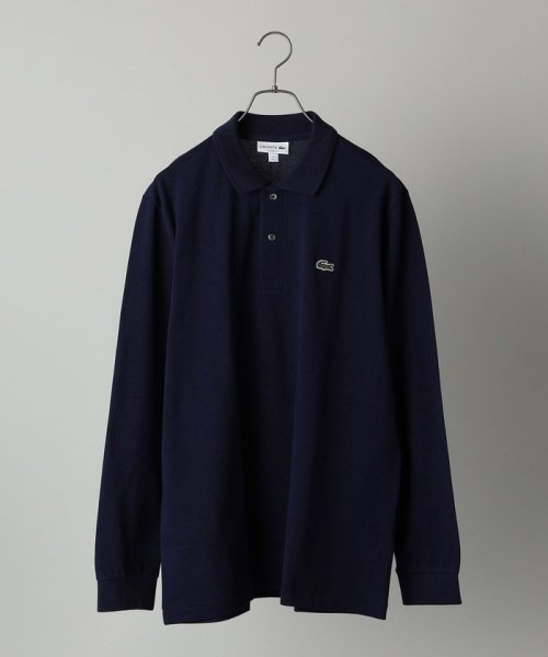 SHIPS MEN(シップス　メン)/LACOSTE: L1312DL ロングスリーブ ポロシャツ/ネイビー