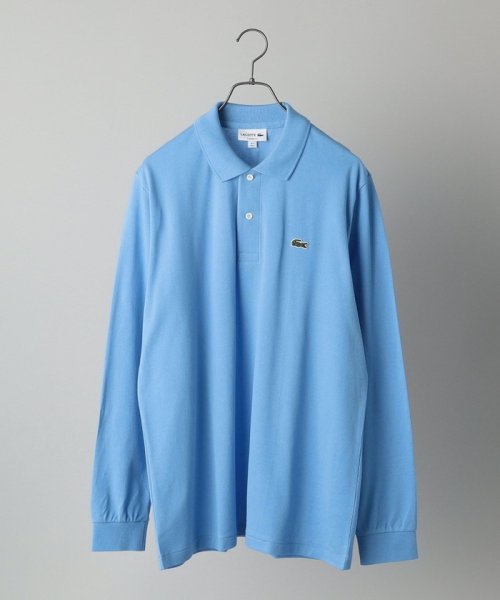 SHIPS MEN(シップス　メン)/LACOSTE: L1312DL ロングスリーブ ポロシャツ/ライトブルー