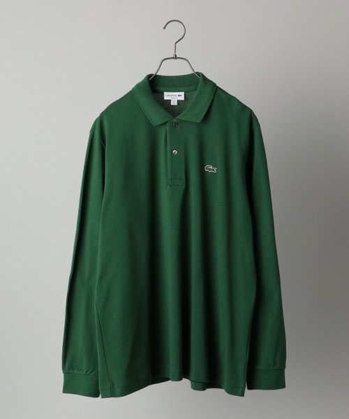 SHIPS MEN(シップス　メン)/LACOSTE: L1312DL ロングスリーブ ポロシャツ/グリーン