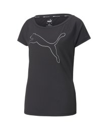 PUMA(PUMA)/ウィメンズ トレーニング フェイバリット ジャージー キャット 半袖 Tシャツ/PUMABLACK