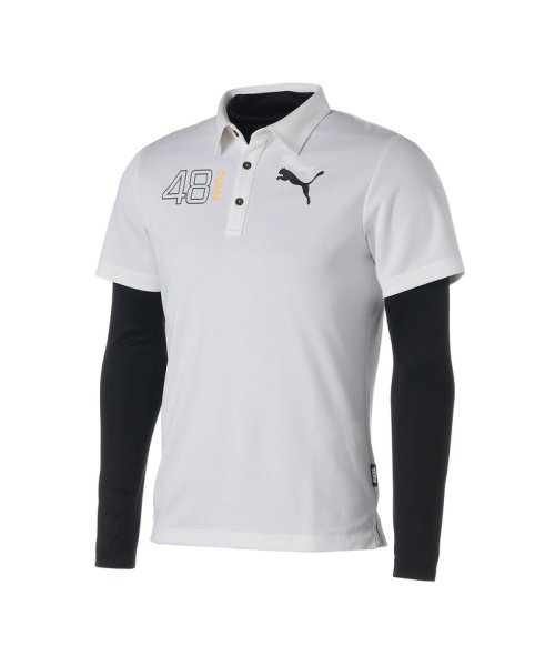 メンズ ゴルフ インナー付 ポロシャツ プーマ Puma Magaseek