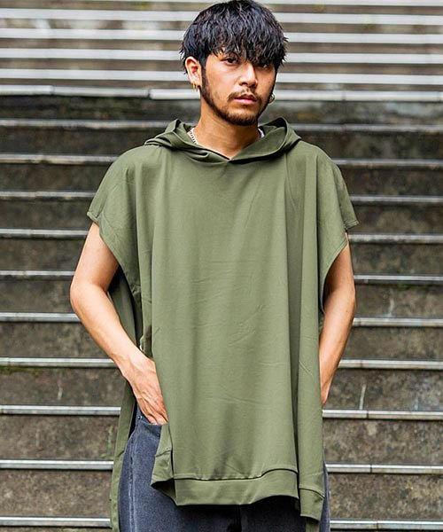 Cavaria サイドベルトスリーブレスプルオーバーパーカー メンズ ブランド オシャレ 夏 半袖 サマーパーカー プルオーバー トップス スリーブレス カジュ キャバリア Cavaria Magaseek Cavaria サイドベルトスリーブレスプルオーバーパーカー メンズ ブランド オシャレ 夏 半袖 サマーパーカー プルオーバー トップス スリーブレス カジュ キャバリア Cavaria Magaseek