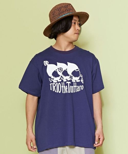 CAYHANE(チャイハネ)/【チャイハネ】TRIO the TONTTARO メンズTシャツ CAS－2216/ネイビー
