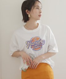 PourVous(プールヴー)/BIGロゴTシャツ/ホワイト