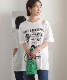 PourVous(プールヴー)/BIGロゴTシャツ/ホワイト系2