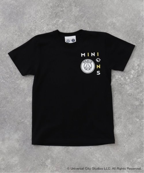 Paris Saint-Germain(Paris SaintGermain)/【Paris Saint－Germain × MINIONS】Tシャツ MODEL4　※キッズ～アダルト/ブラック