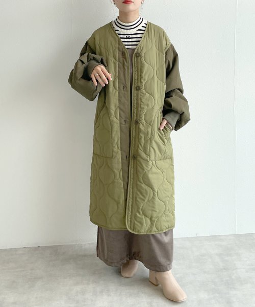 セール ひょうたんキルティングコート ダブルクローゼット W Closet Magaseek