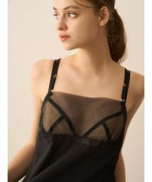 LILY BROWN Lingerie(LILY BROWN Lingerie)/【LILY BROWN Lingerie】シアーチュール キャミソール/BLK