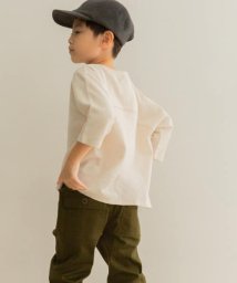 URBAN RESEARCH DOORS（Kids）(アーバンリサーチドアーズ（キッズ）)/梨地7分袖フットボールTシャツ(KIDS)/オフ