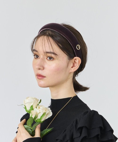 Chapeaud'O(Chapeaud’O)/Chapeau d' O Velour Headband/ダークパープル