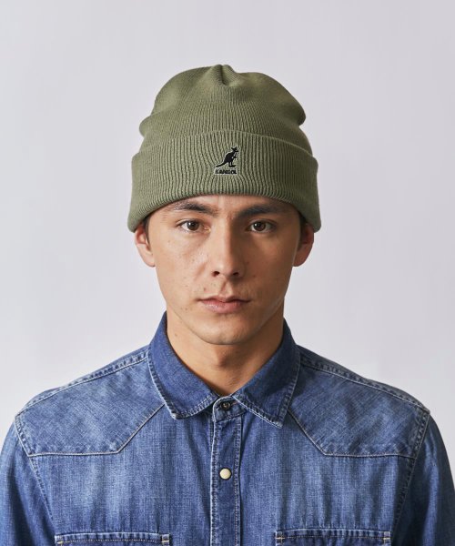 KANGOL(KANGOL)/KANGOL Acrylic Cuff Pull－On/グリーン