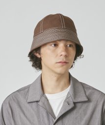 OVERRIDE(OVERRIDE)/OVERRIDE  POLY TWILL GOB HAT/ブラウン