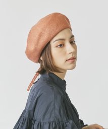 Chapeaud'O(Chapeaud’O)/Chapeau d' O  Logo PT Ribbon TH Beret/オレンジ