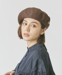 Chapeaud'O(Chapeaud’O)/Chapeau d' O  Logo PT Ribbon TH Beret/ブラウン