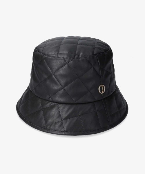 Chapeaud'O(Chapeaud’O)/Chapeau d' O  Fake Leather Quilt Bucket/ブラック