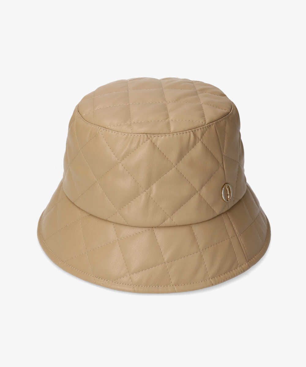 Chapeaud’O Fake Leather Quilt Bucket