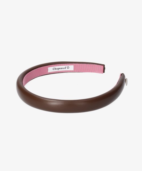 Chapeaud'O(Chapeaud’O)/Chapeau d' O  PinkRibbon Headband/ブラウン