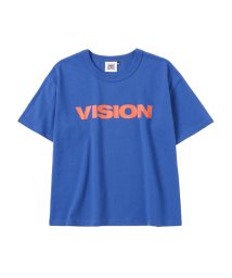 MAC HOUSE(kid's)(マックハウス（キッズ）)/VISION STREET WEAR ヴィジョンストリートウェア ロゴTシャツ 2505603－A/ブルー