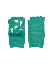 BACKYARD FAMILY(バックヤードファミリー)/YOGA SOCKS かかとオープンタイプ/グリーン