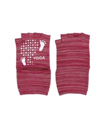 BACKYARD FAMILY(バックヤードファミリー)/YOGA SOCKS かかとオープンタイプ/レッド