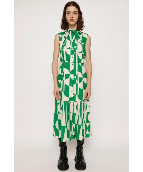 スライ Sly Geometric Pleats ワンピース Magaseek