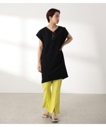 RODEO CROWNS WIDE BOWL(ロデオクラウンズワイドボウル)/（WEB限定）AMPHIBIOUS TUNIC ONE PIECE/BLK