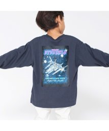 BRANSHES(ブランシェス)/【bコレ】グラフィック長袖Tシャツ ロンT<br>/チャコールグレー