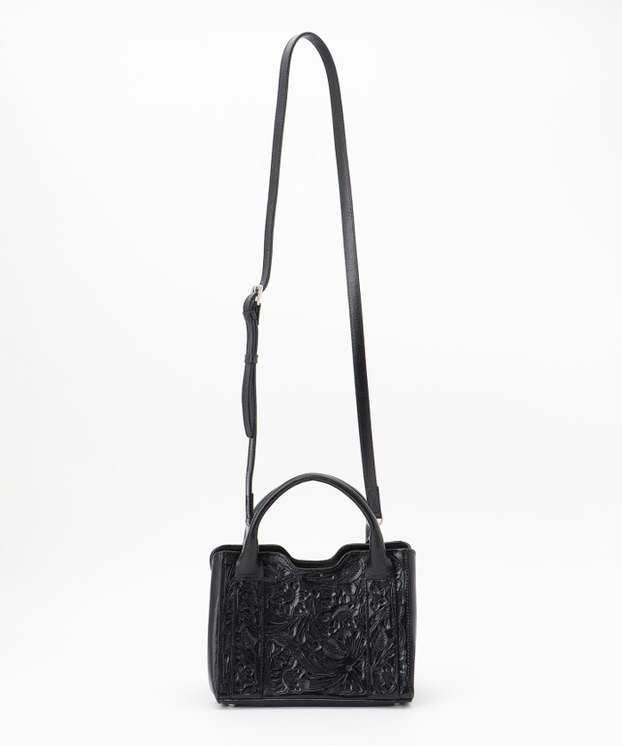 GRACECONTINENTAL SquareBoston BAG ブラック F GRACECONTINENTAL SquareBoston BAG ブラック F