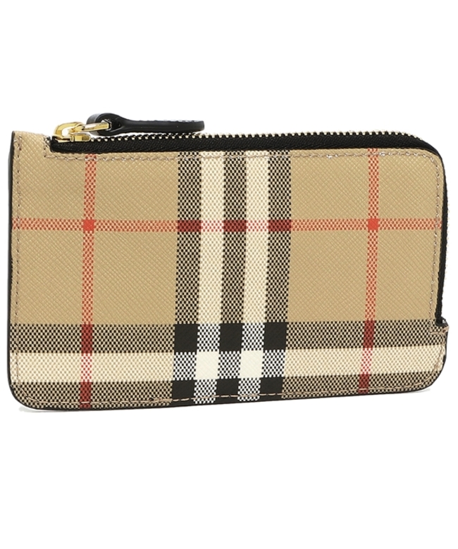 バーバリー カードケース フラグメントケース コインケース ベージュ レディース BURBERRY 8058013 A1189