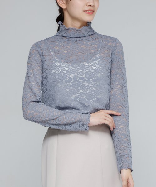 レースハイネックトップス ハニーズ Honeys Magaseek