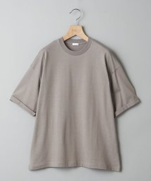 BEAUTY&YOUTH UNITED ARROWS(ビューティーアンドユース　ユナイテッドアローズ)/【WEB限定】ロールアップ ワイド テーパード Tシャツ －MADE IN JAPAN－/LT.GRAY