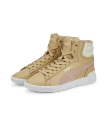 PUMA(プーマ)/ウィメンズ ビッキー V3 ミッド L ハイ スニーカー/LIGHTSAND-ROSEQUARTZ-PRISTINE-PUMATEAMGOLD