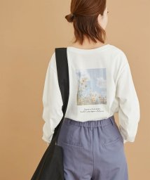 ROPE' PICNIC(ロペピクニック)/【WEB限定】前後2WAYフォト/ロゴ Tシャツ/ホワイト系（11）