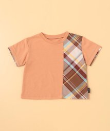 COMME CA ISM KIDS/マドラスチェック使い　半袖Tシャツ(80・90cm)/504768664