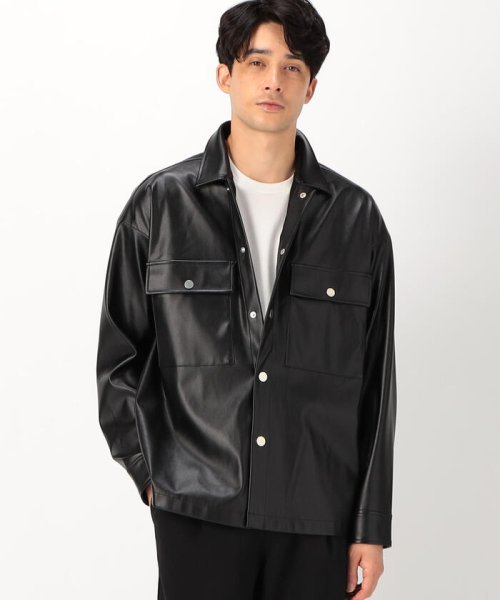 フェイクレザー シャツ コムサイズム メンズ Comme Ca Ism Mens Magaseek フェイクレザー シャツ コムサイズム メンズ Comme Ca Ism Mens Magaseek