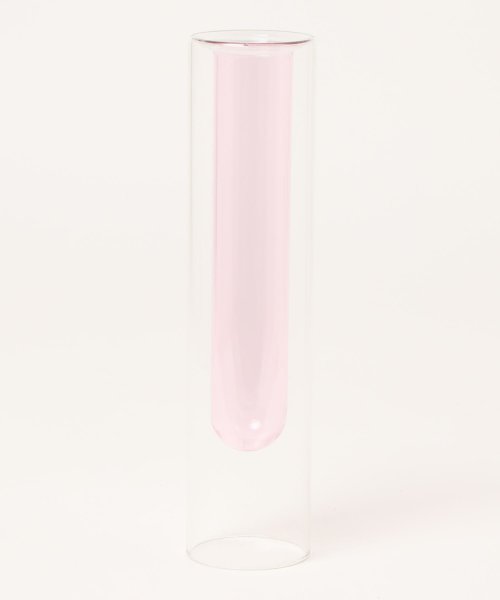 aimoha(aimoha（アイモハ）)/広口試験管の一輪挿し　2重花瓶L/ピンク