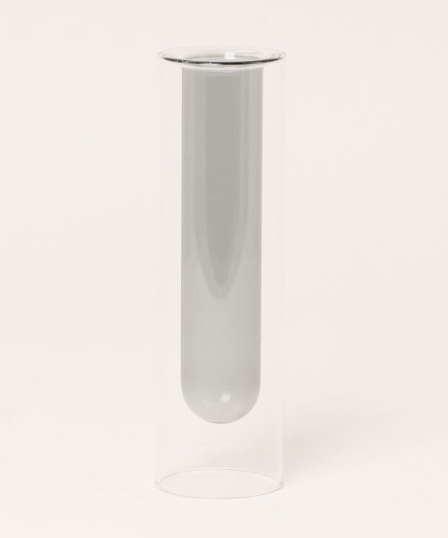 aimoha(aimoha（アイモハ）)/広口試験管の一輪挿し　2重花瓶S/グレー