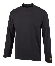 umbro(アンブロ)/ジュニア用 ラインドクロストップ｜ピステ｜耐久はっ水・防風・ストレッチ【アウトレット】/ブラック