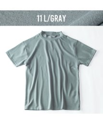  GENELESS/tシャツ メンズ 半袖 接触冷感 半袖tシャツ 夏 Tシャツ 涼しい カットソー モックネック インナー/504852052