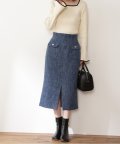 N Natural Beauty Basic/ツイードポケットタイトスカート《S Size Line》/504852934