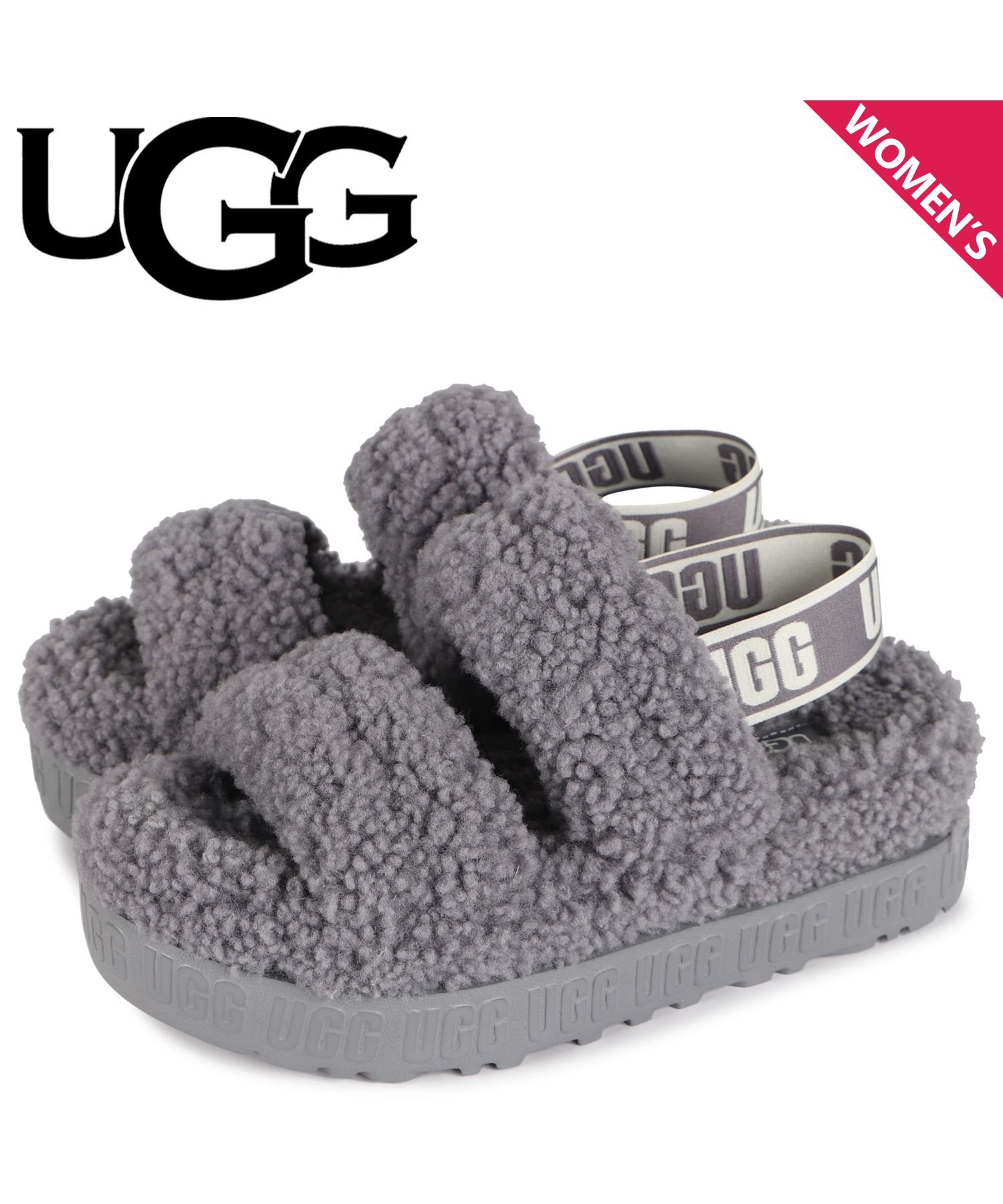 UGG アグ サンダル ストラップサンダル オー フラッフィータ