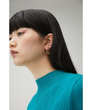 AZUL by moussy/THICK HEART EARRINGS/504854675