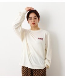 RODEO CROWNS WIDE BOWL(ロデオクラウンズワイドボウル)/Rodeo College L/S Tシャツ/IVOY3