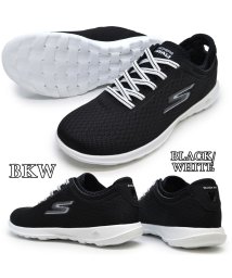 SKECHERS(スケッチャーズ)/SKECHERS 15350 BKW NVPK BBK OFPK GO Walk Lite－Impulse/ブラック系1