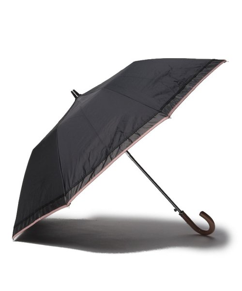 LANVIN Collection(umbrella)(ランバンコレクション（傘）)/LANVIN CLLECTION（ランバンコレクション）晴雨兼用折りたたみ日傘　オーガンジーグログラン/ブラック