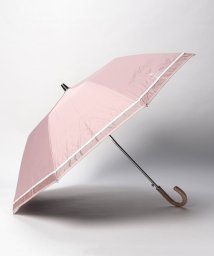 LANVIN Collection(umbrella)(ランバンコレクション（傘）)/LANVIN CLLECTION（ランバンコレクション）晴雨兼用折りたたみ日傘　オーガンジーグログラン/モカブラウン