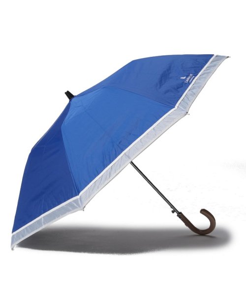 LANVIN Collection(umbrella)(ランバンコレクション（傘）)/LANVIN CLLECTION（ランバンコレクション）晴雨兼用折りたたみ日傘　オーガンジーグログラン/ペールスカイ