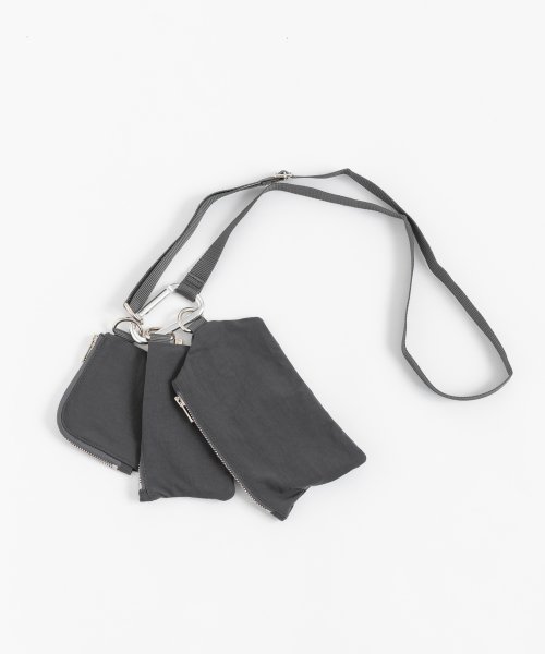 マルチウォレット ショルダー 財布 小銭入れ メンズ レディース カバン ポーチ ナイロン 撥水 コンパクト バッグ 取り外し可能 定期入れ パスケース スマホ ロッキーモンロー Rocky Monroe Magaseek