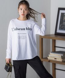 VICKY(ビッキー)/ラグランスリーブロゴTシャツ《洗濯機で洗える》/ホワイト