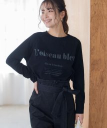 VICKY(ビッキー)/ラグランスリーブロゴTシャツ《洗濯機で洗える》/ブラック